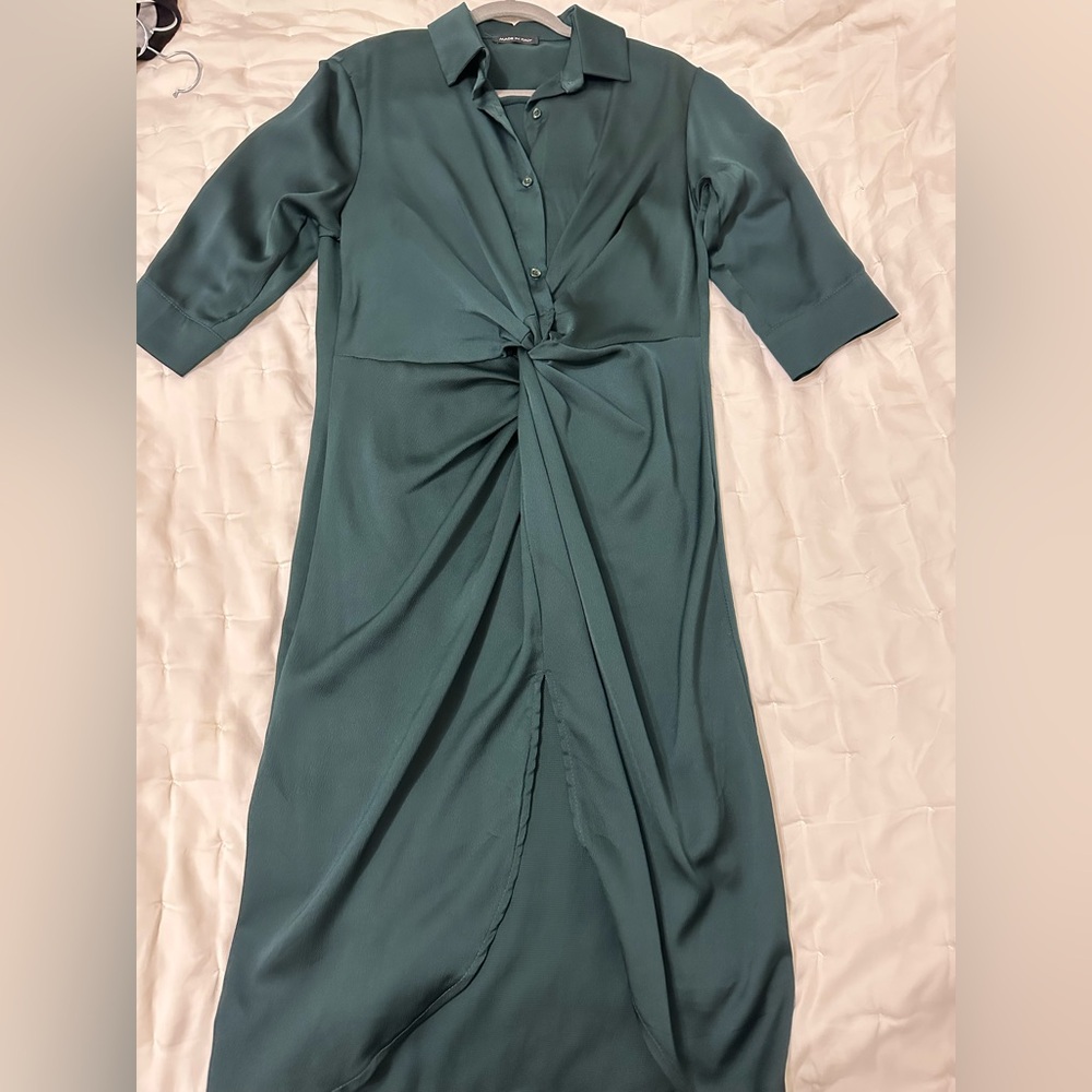 Elegant Teal Dress